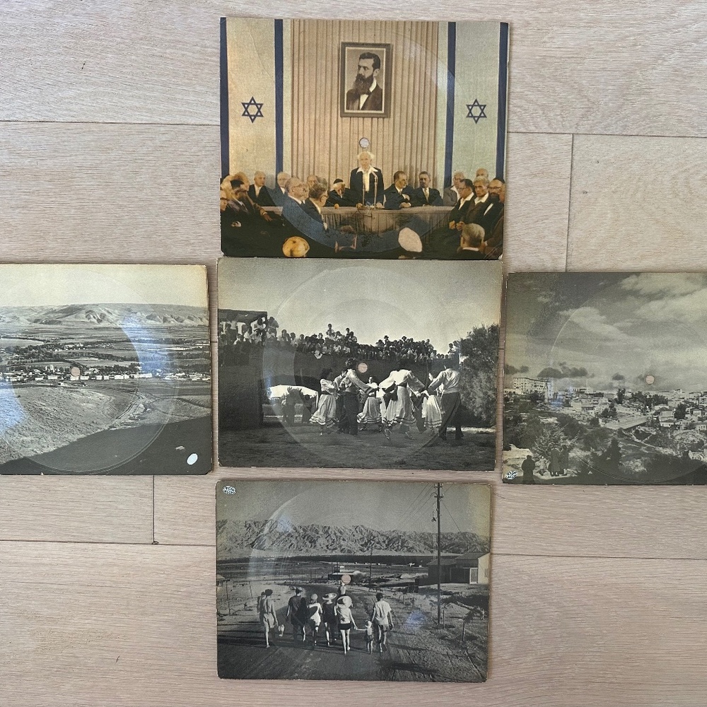 Rare Israeli Musical Postcards from Israel